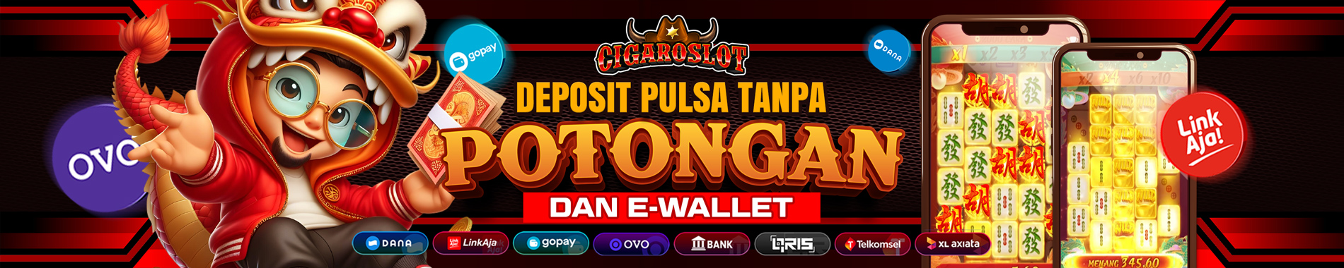 Deposit Pulsa Tanpa Potongan CigaroSlot